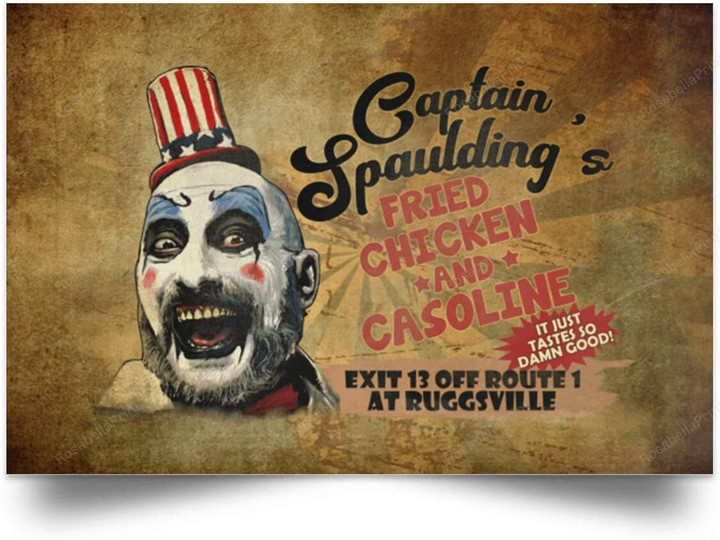 Wall Art Captain Spaulding Unframed Canvas Wall Art Canvas Bulk Attractive Work Tote Bags For Women Canvas