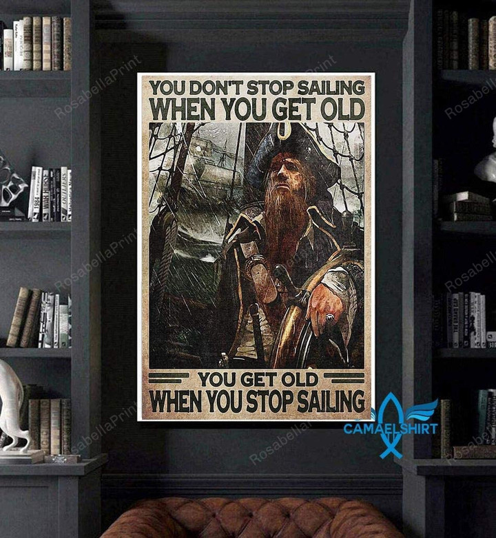 Vintage You Dont Stop Sailing Canvas Vintage You Canvas Bin Storage Cool Canvas Boards For Painting