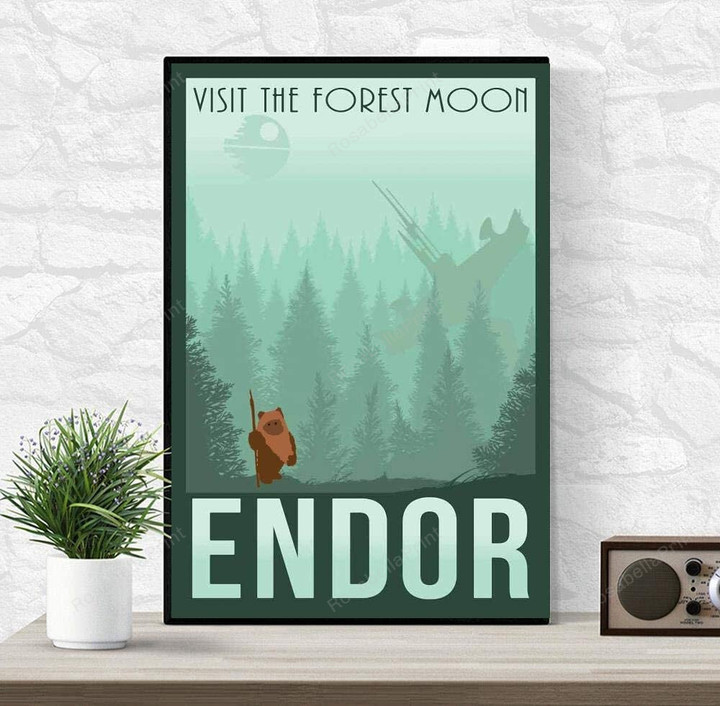 Visit The Forest Moon Endor Canvas Wall Art Visit The Art Supplies Canvas Clean Clear Canvas For Painting