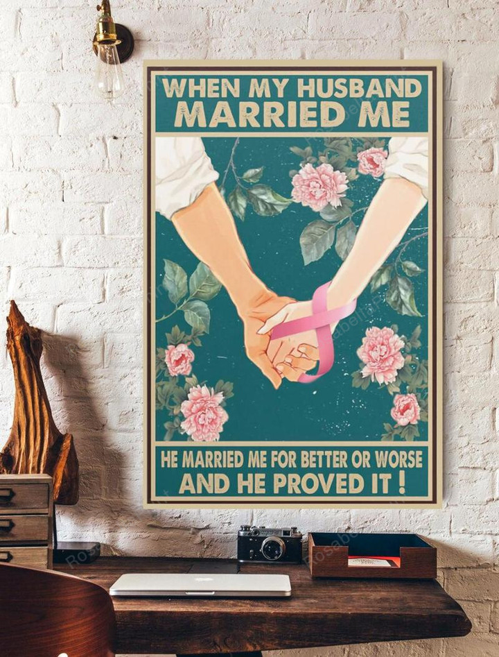 When My Husband Married Me Canvas Art When My Floral Canvas Tote Big Canvas Boards For Oil Painting