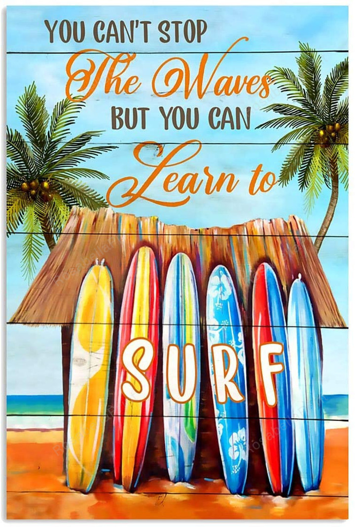 Vintage Surfing You Cant Stop Painting Canvas Vintage Surfing Large Canvas Tiny Canvas Sheets For Painting