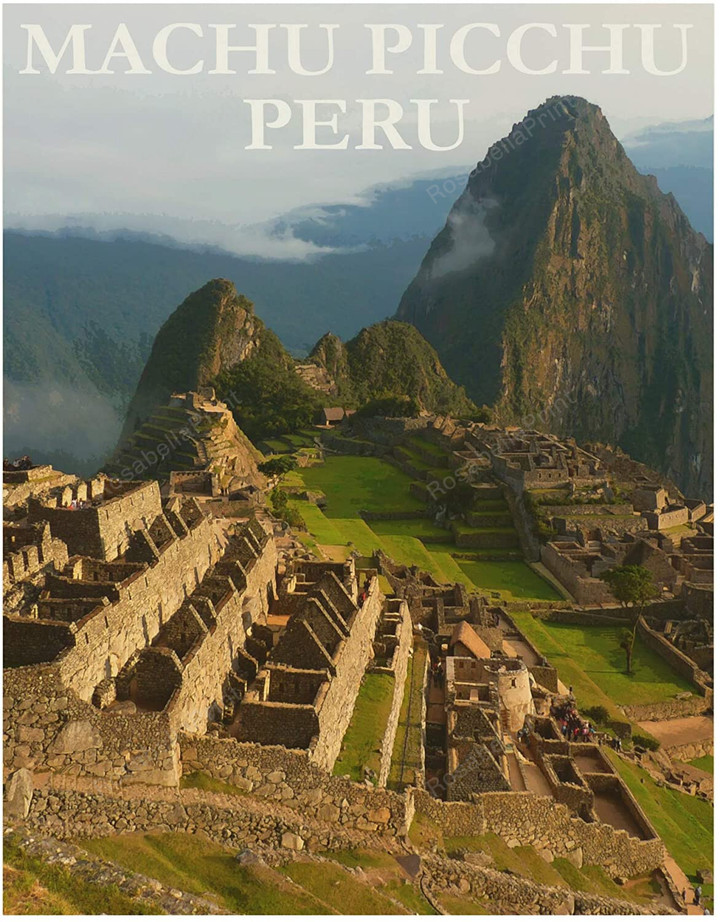 Visit To Machu Picchu Travel Canvas Wall Art Visit To Space On Canvas Plain Gold Paint For Canvas
