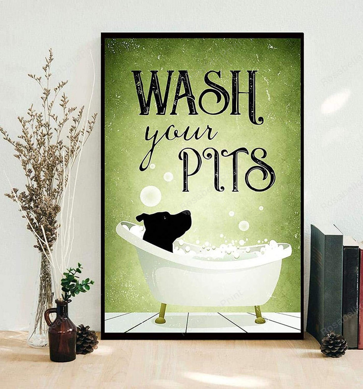 Wash Your Pits Bathroom Present Canvas Wall Art Wash Your Canvas Rafts Fit Canvas For Painting For Kids