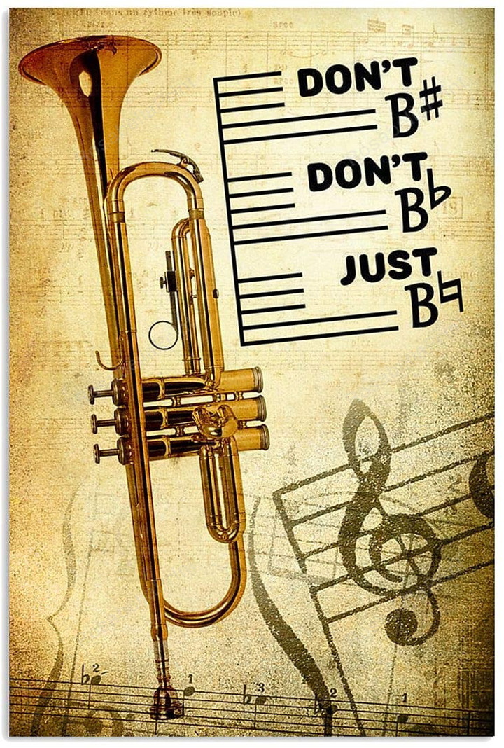 Vintage Trumpet Dont Dont Just Canvas Wall Art Vintage Trumpet Canvas Panels Wonderful Small Art Canvas For Kids