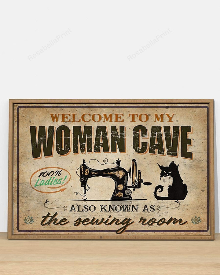 Welcome To My Woman Cave Painting Canvas Welcome To Canvas Picture Fit Rectangle Canvas For Painting