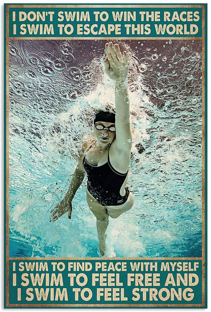 Vintage Swimming I Swim To Painting Canvas Vintage Swimming Canvas Mold Remover Elegant Paints For Canvas