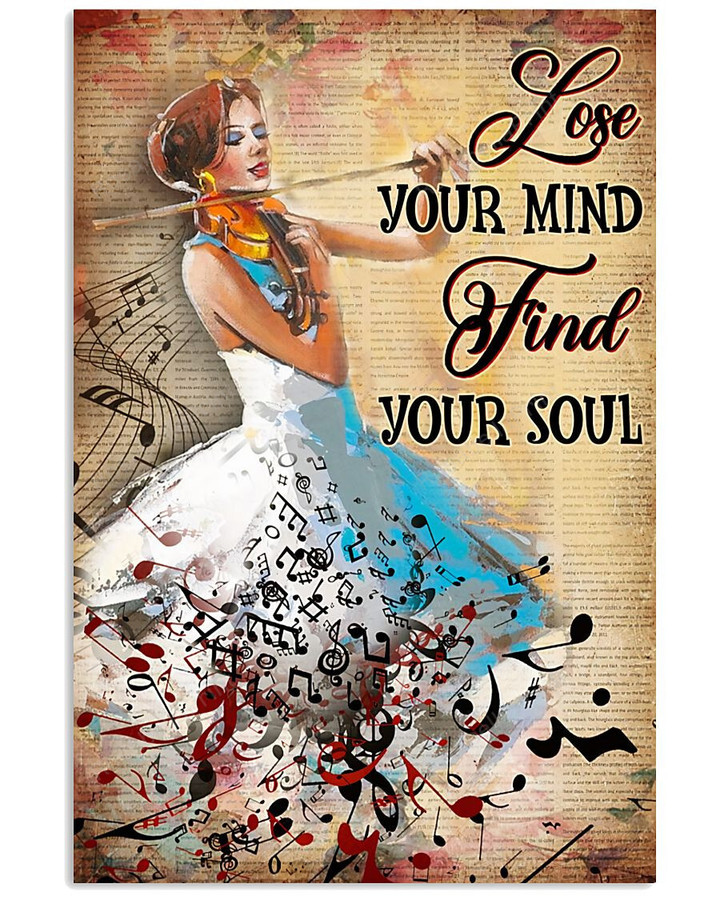 Violin Canvas Find Your Soul Painting Canvas Violin Canvas Artkey Stretched Canvas Cool Canvas Boards For Painting 24 X 36