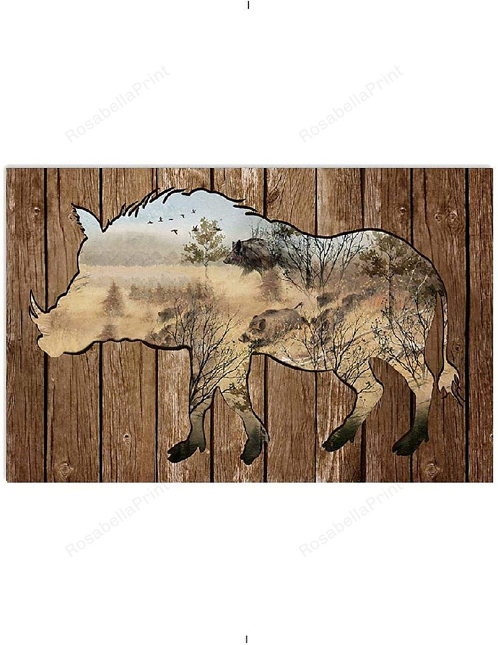 Wall Art Forest Boar Cuut Canvas Art Wall Art Art Canvas Fit Canvas For Acrylic Painting