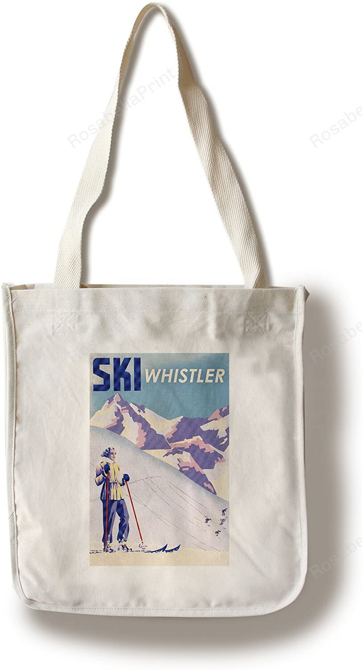 Whistler British Columbia Canada Ski Canvas Wall Art Whistler British Acrylic Paint Set With Canvas Great Canvas Boards For Oil Painting