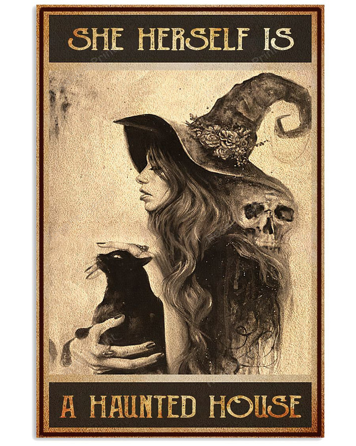 Witch Canvas She Herself Is Canvas Witch Canvas Quality Canvas Huge Canvas Boards For Painting Kids