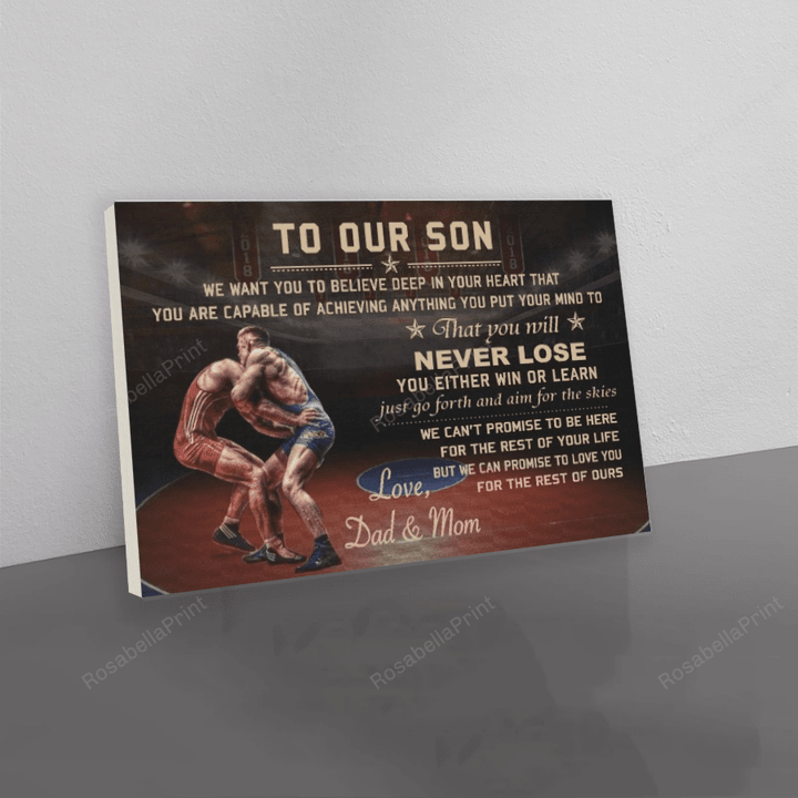 Wrestling Canvas Dad And Mom Canvas Wall Art Wrestling Canvas Canvas Watch Puny Canvas Boards For Oil Painting