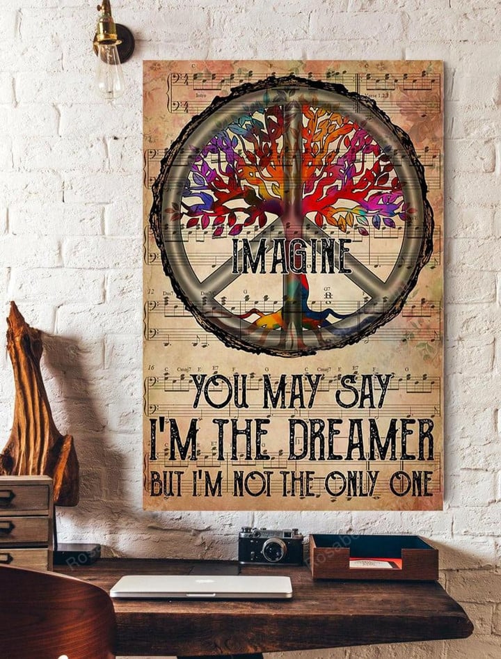 Yoga You May Say I M The Dreamer Canvas Art Yoga You Canvas Club Belt Big Canvas For Drawing