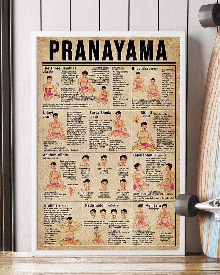 Yoga Pranayama Canvas Print Perfect Canvas Wall Art Yoga Pranayama Canvas Cosmetic Shapely Canvas Sheets For Painting