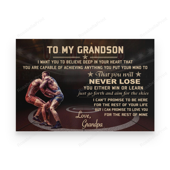 Wrestling Canvas Grandpa To Grandson Painting Canvas Wrestling Canvas Waterproof Canvas Tarps Heavy Duty Tiny Canvas For Drawing