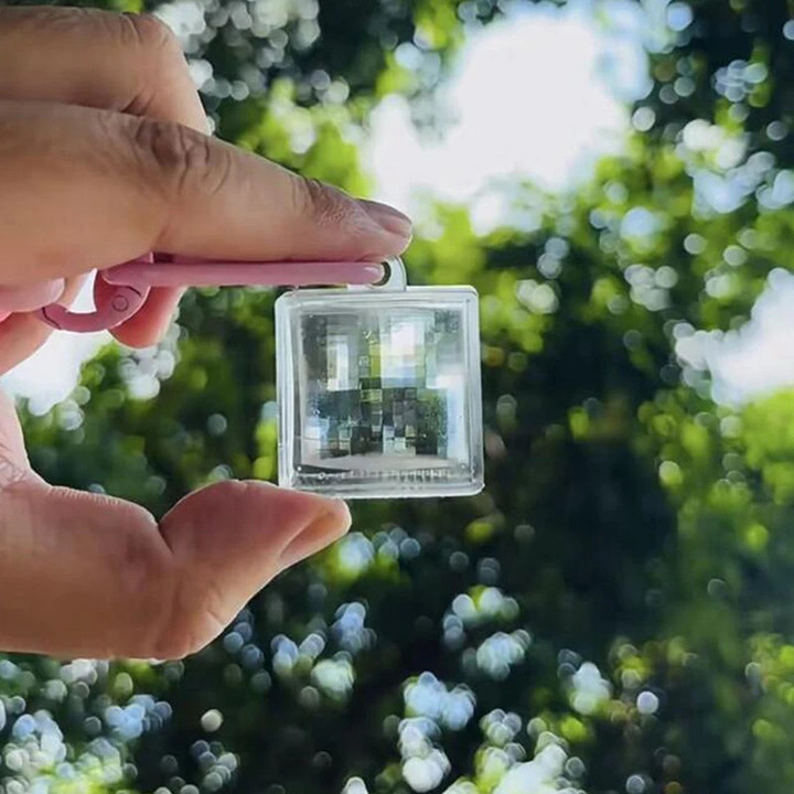 BOHOWEEEN CLÉPIX™ Clear Acrylic Pixel Keychain
