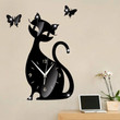 Cat wall clock 4
