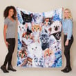 Cat Fleece blanket 1