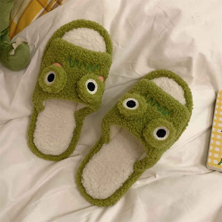 Cute Frog Slippers For Women