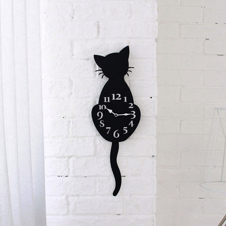 Cute Cat Wall Clock 2
