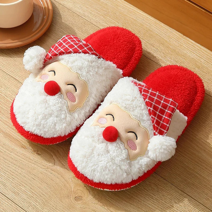 Cute Christmas Slippers Santa Claus