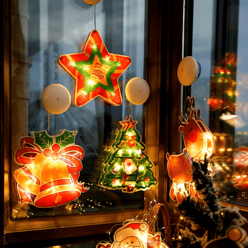 CHRILIGHT™ : Christmas Window Hanging LED Lights Decoration