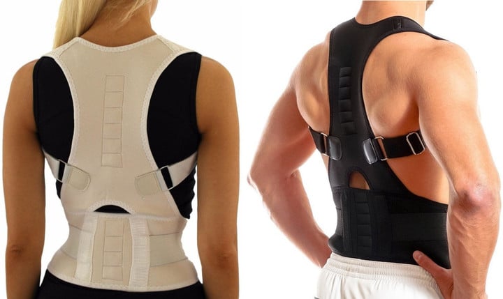 BACKRAPY PLUS ™ : Adjustable Therapy Posture Back Shoulder Corrector Support Brace Belt
