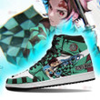 Tanjiro Sneaker Boots Water & Fire Demon Slayer Jordan Sneakers TLM2710