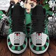 Tanjiro Sneaker Boots Water & Fire Demon Slayer Jordan Sneakers TLM2710