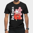 Inuyasha T-Shirts – Printed Inuyasha Sitting with Pattern T-Shirt DM2507