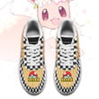 Poke Eevee Sneakers Checkerboard Custom Pokemon Shoes GG2810