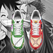 Luffy and Zoro Air Sneakers Custom Wano Arc Haki One Piece Shoes GG2810