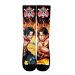 Ace One Piece Flames Style Otaku Socks GA2311