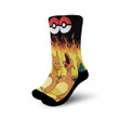 Charizard Pokemon Flames Style Otaku Socks GA2311
