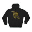 Gold Successor Hoodie - BACK Embroidery XSMALL / BLACK Official Hoodies Merch