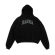 HANMA Hoodie - FRONT & BACK Embroidery XSMALL / BLACK Official Hoodies Merch