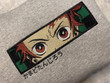 Tanjiro Demon Slayer Embroidered Hoodie Eye