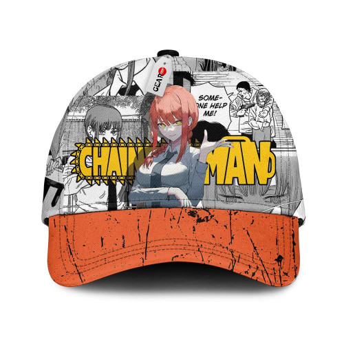 Makima Baseball Cap Chainsaw Man Custom Anime Hat For Fans GO0310