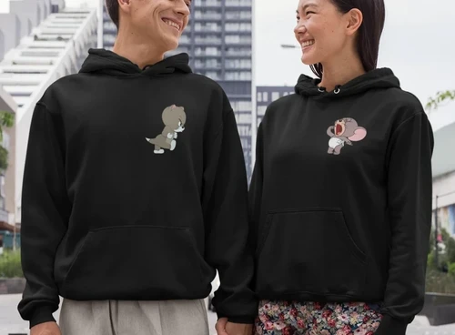 Couple Hoodie, Tom And Jerry Couple