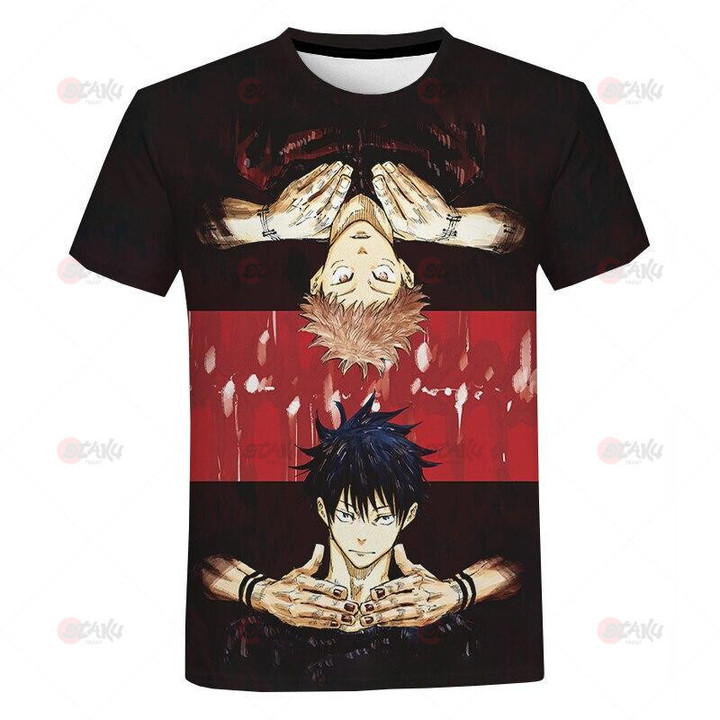 Jujutsu Kaisen T-Shirts – Yuji X Megumi Jujutsu Kaisen Anime T-shirt