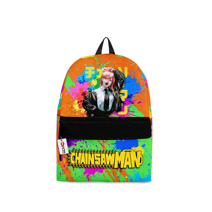 Power Backpack Chainsaw Man Custom Anime Bag For Fans GO0310