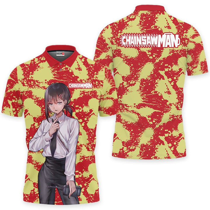 Kobeni Higashiyama Polo Shirts Custom Chainsaw Man Anime GO0310