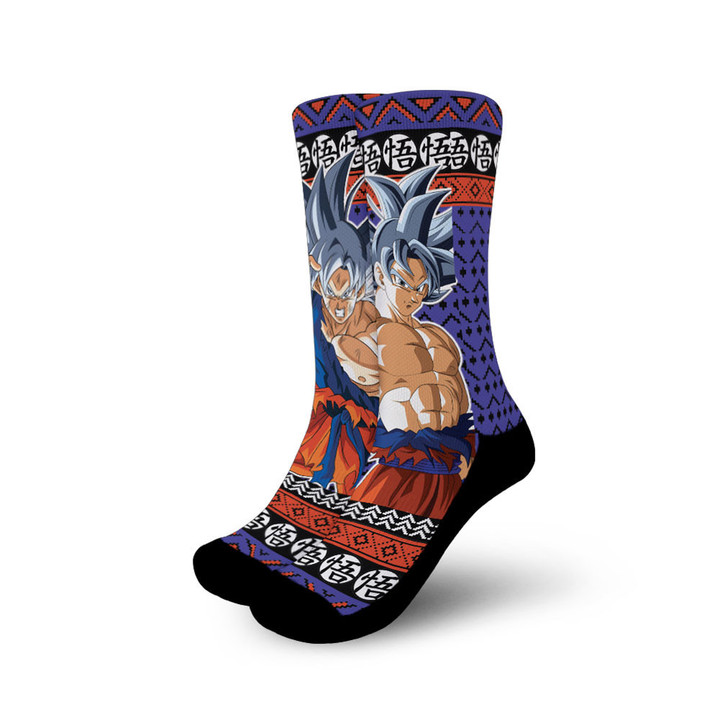 Goku Ultra Instinct Dragon Ball Christmas Otaku Socks GA2311