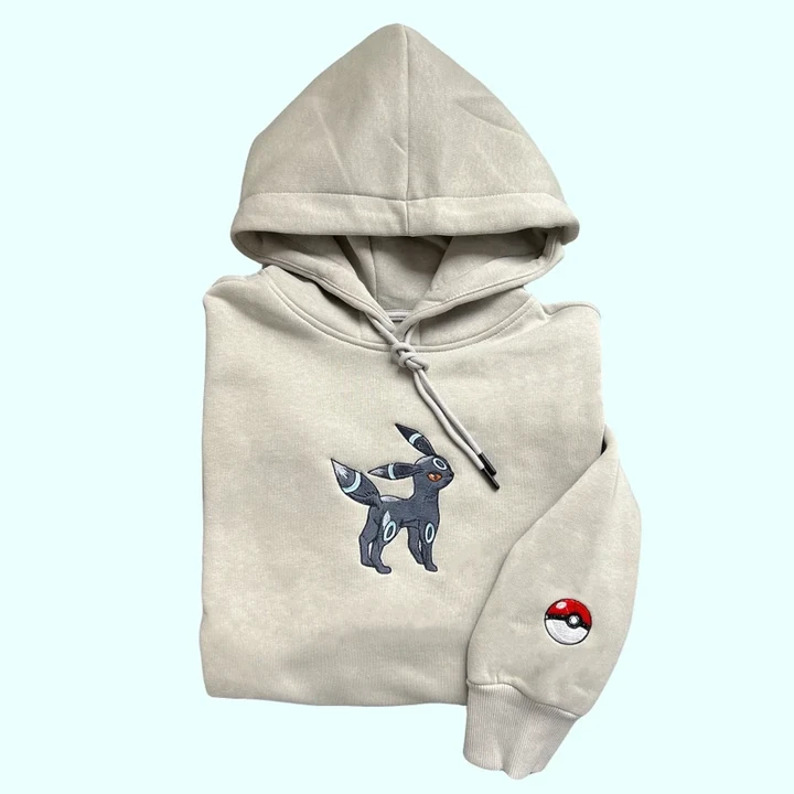 Pokemon Umbreon Embroidered Hoodie
