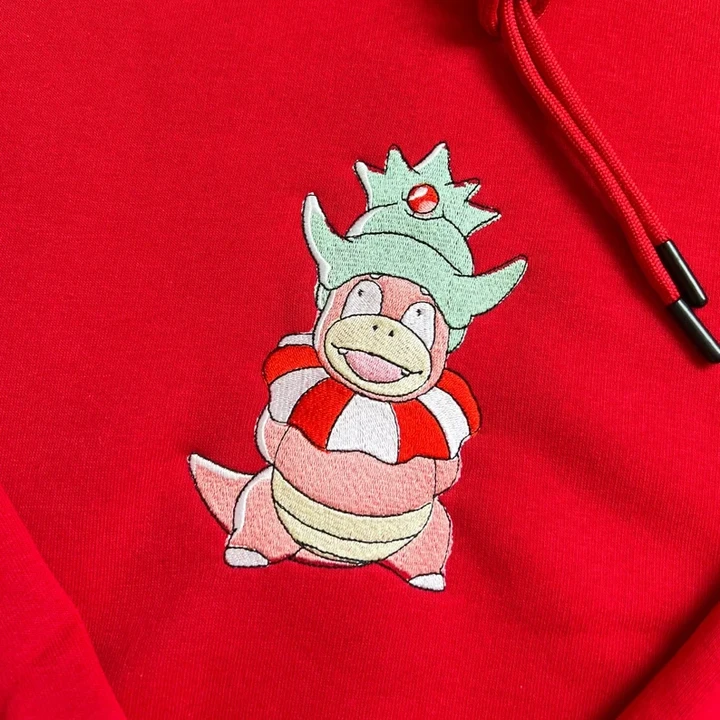 Pokemon SLOWKING Embroidered Hoodie