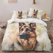 German Shepherd Bedding Set – Soft Microfiber Duvet Cover & Shams