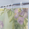 Hummingbird Shower Curtain – Colorful Floral Waterproof Bathroom Curtain