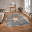 When Visiting My House Please Remember - Corgi Area Rug