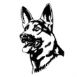 German Shepherd Stickers – Reflective Vinyl Decals for Cars & More