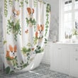 Hanging Potted Plants Corgi Shower Curtain - Bring Nature Indoors