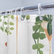 Hanging Potted Plants Corgi Shower Curtain - Bring Nature Indoors